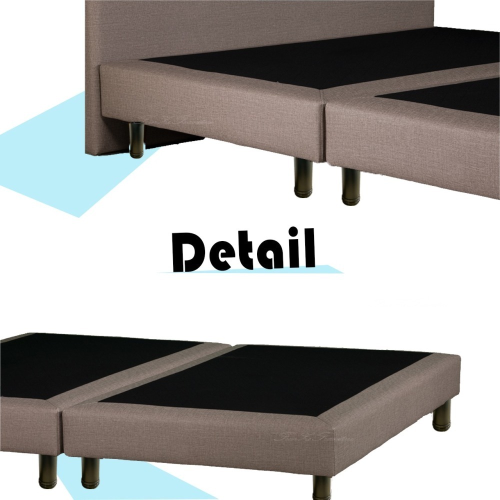 簡約貓抓皮床架/床箱/床台/高床底/高床架/床底/床架/軟墊床底/適用掃地機器人-細節圖4