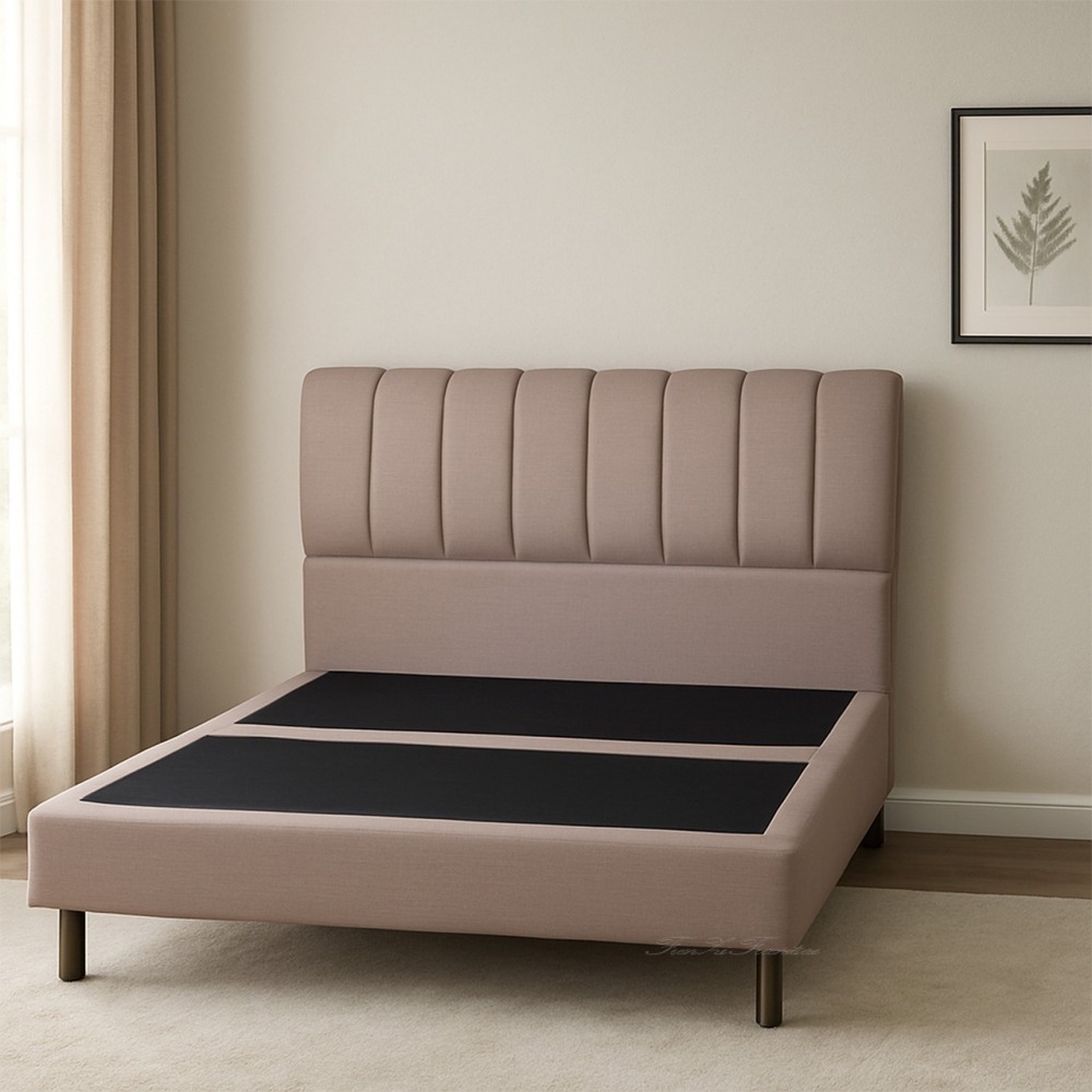 簡約貓抓皮床架/床箱/床台/高床底/高床架/床底/床架/軟墊床底/適用掃地機器人-細節圖5