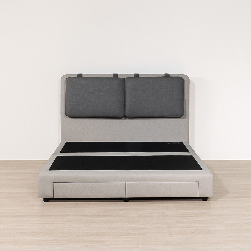 巧米貓抓皮抽屜床架/床箱/床底/尾抽屜/收納床底/收納床架/收納床箱-細節圖5