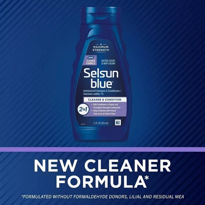 🙆‍♀️頭皮護理🔹全新現貨🙆🏻‍♂️美國原裝 Selsun Blue 塞爾森藍 強效二合一去屑洗髮精和護髮素-細節圖3
