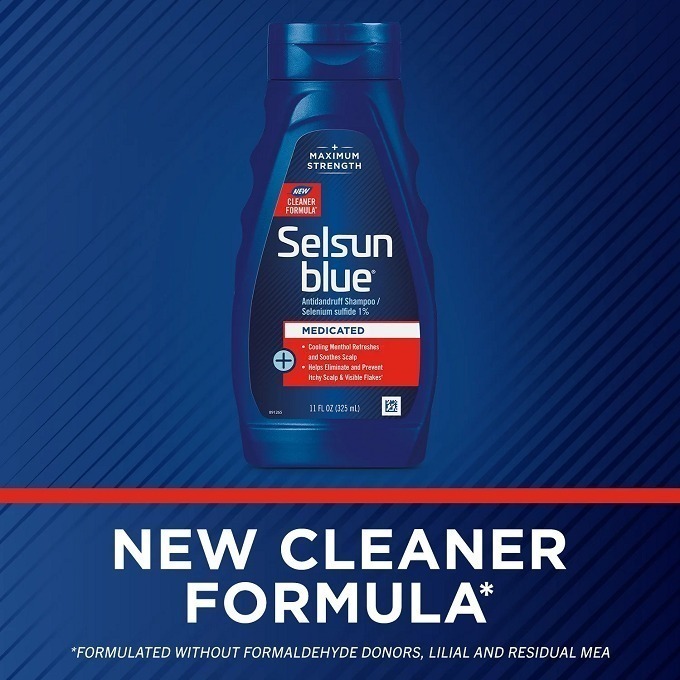 🙆‍♀️頭皮護理🔹全新現貨🙆🏻‍♂️美國原裝 Selsun Blue 塞爾森藍 強效含藥用配方去屑洗髮精-細節圖3