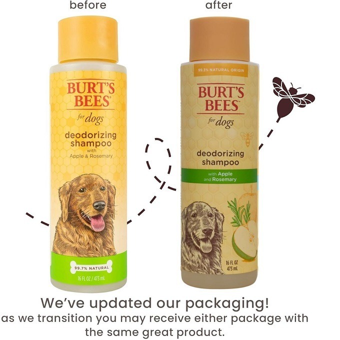 🐶美國原裝🐶 Burt＇s Bees for Pets 蜜蜂爺爺 狗狗天然除臭沐浴露，含蘋果和迷迭香-細節圖2