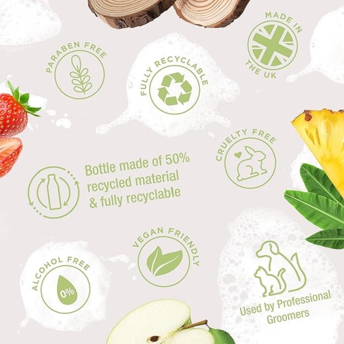 🐱現貨🔹原瓶原裝🐶英國原裝 Wahl Pets 寵物專用洗潔劑 超濃縮天然寵物友善配方沐浴精-細節圖9