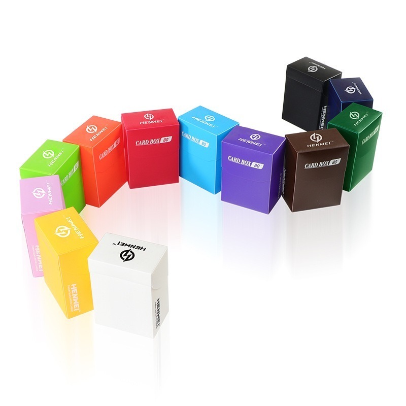 【鼠卡卡】Henwei PP掀蓋卡盒 80+ | 塑膠卡盒 收納盒 寶可夢 遊戲王 魔法風雲會 桌遊配件 卡盒-細節圖2