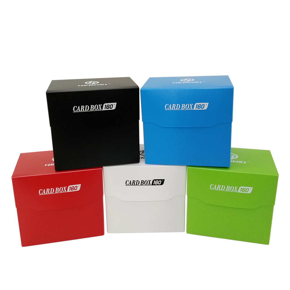 【鼠卡卡】Henwei PP掀蓋卡盒 160+ | 塑膠卡盒 收納盒 寶可夢 遊戲王 魔法風雲會 桌遊配件 卡盒-細節圖2