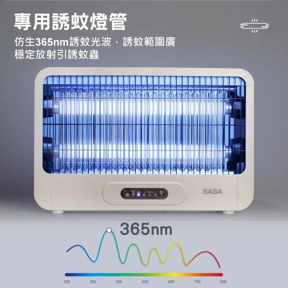 好市多同款 好市多代購 SABA 20W電擊式捕蚊燈 SA-HG05 超強電力3500瞬間 ABS材質堅固耐用-細節圖3