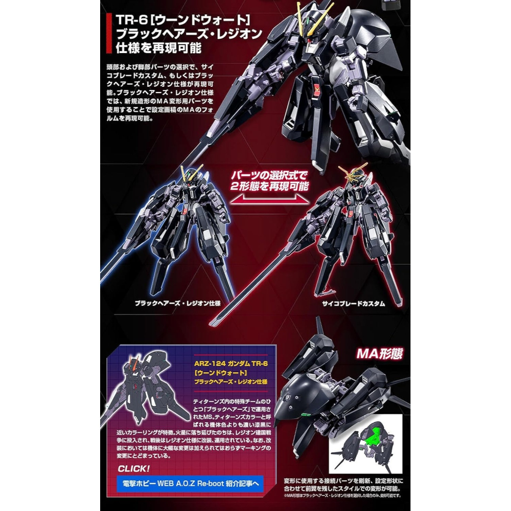 HG 1/144 GUNDAM  TR-6 [WONDWART] PSYCHO-BLADE CUSTOM-細節圖2
