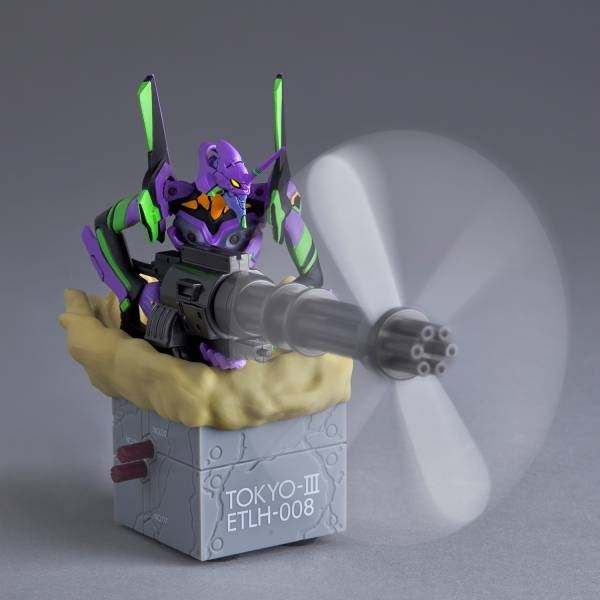 現貨! electroys 新世紀福音戰士 EVA 初號機 格林機槍 REAL TOKYO-III USB 風扇-細節圖2