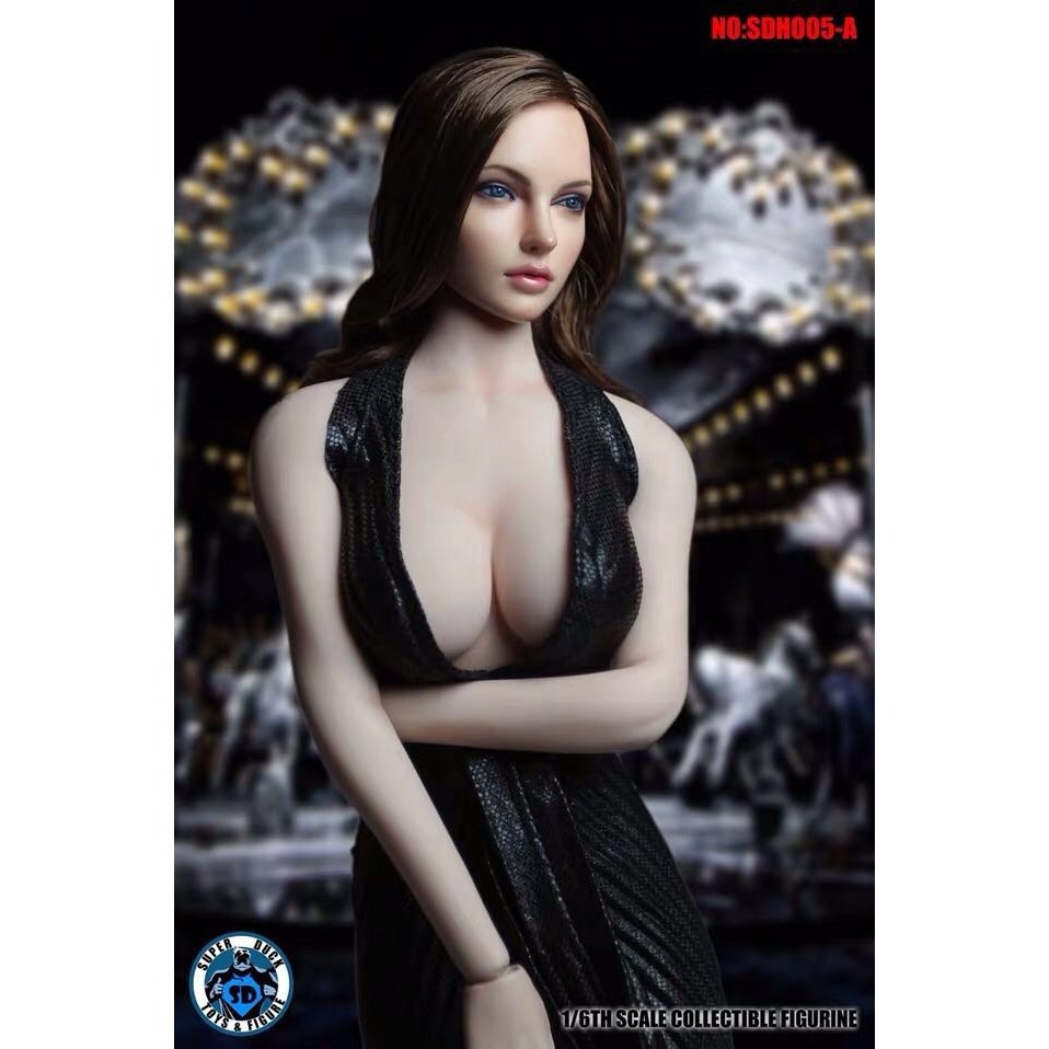 [現貨] 全新品 SUPER DUCK 1/6 SDH005 亞洲女頭雕 A款-細節圖3