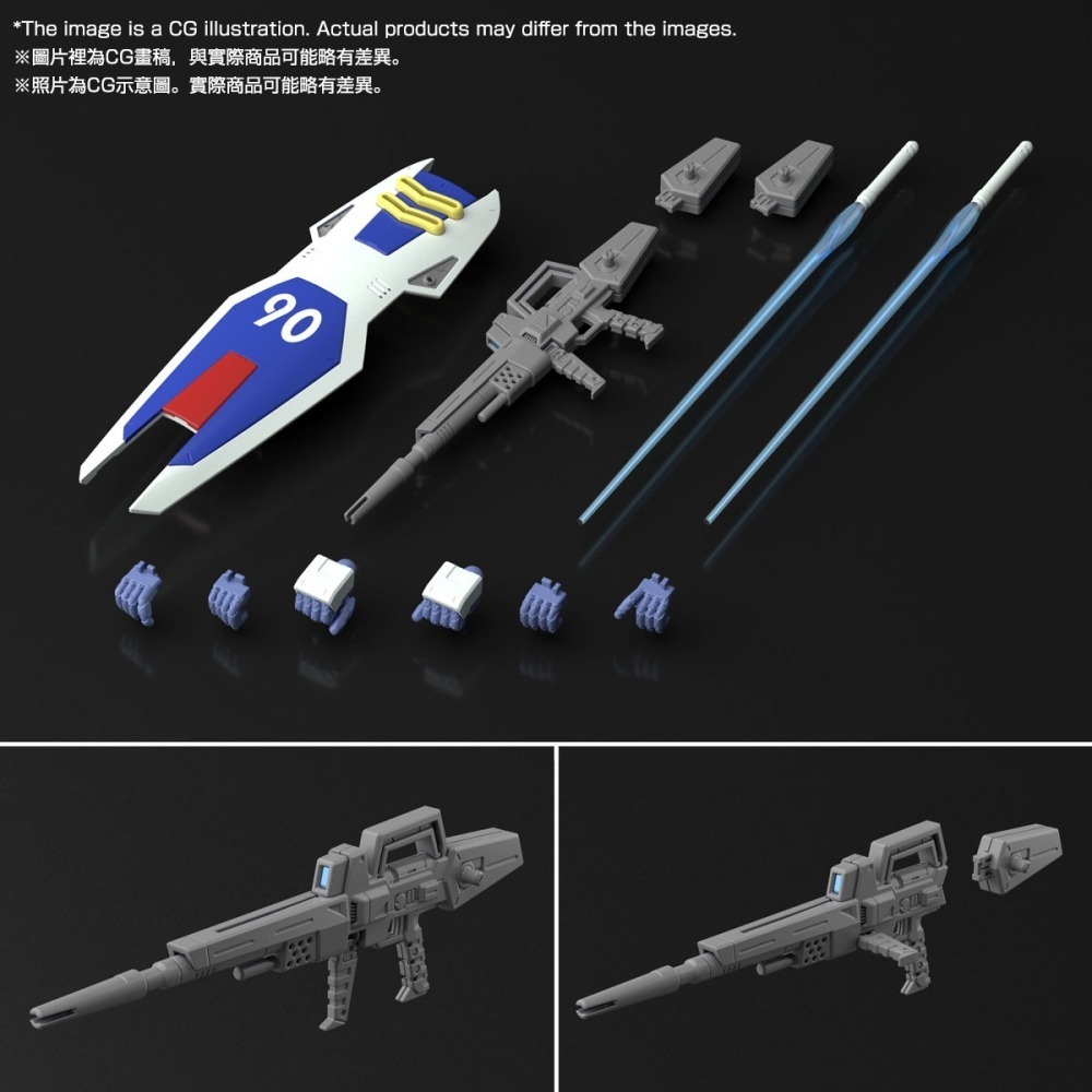 [現貨]PB  鋼彈 F90 MG Gundam F-90 僅本體不含背包-細節圖8