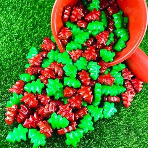 Candy Palace 糖果殿 聖誕樹水果糖 紅綠白水果糖 200公克 薑餅屋 水果硬糖 加拿大 聖誕節糖果-細節圖2
