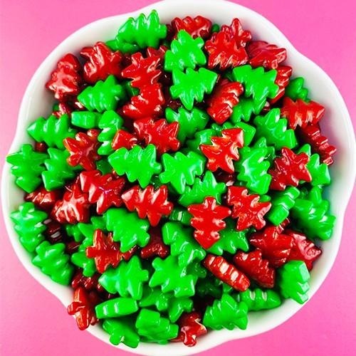 Candy Palace 糖果殿 聖誕樹水果糖 紅綠白水果糖 200公克 薑餅屋 水果硬糖 加拿大 聖誕節糖果-細節圖4