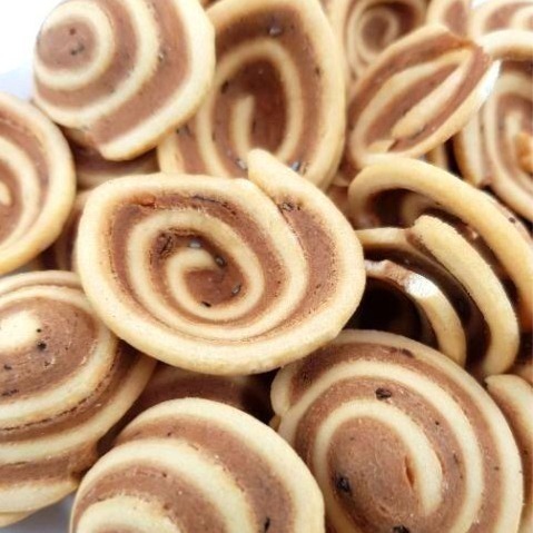 Candy Palace 糖果殿 小耳朵 150公克 錦花餅 小耳朵餅乾 貓耳朵 豬耳朵餅 古早味零食 餅乾 全素-細節圖2