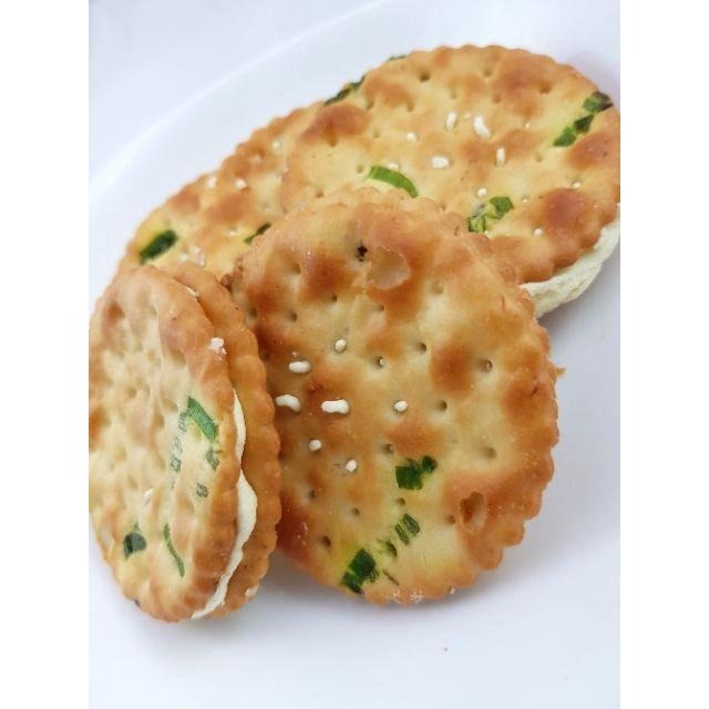 Candy Palace 糖果殿 蔥餅夾心派 6片 蔥夾 奶油蔥夾 古早味餅乾 傳統餅乾 古早味零食-細節圖2