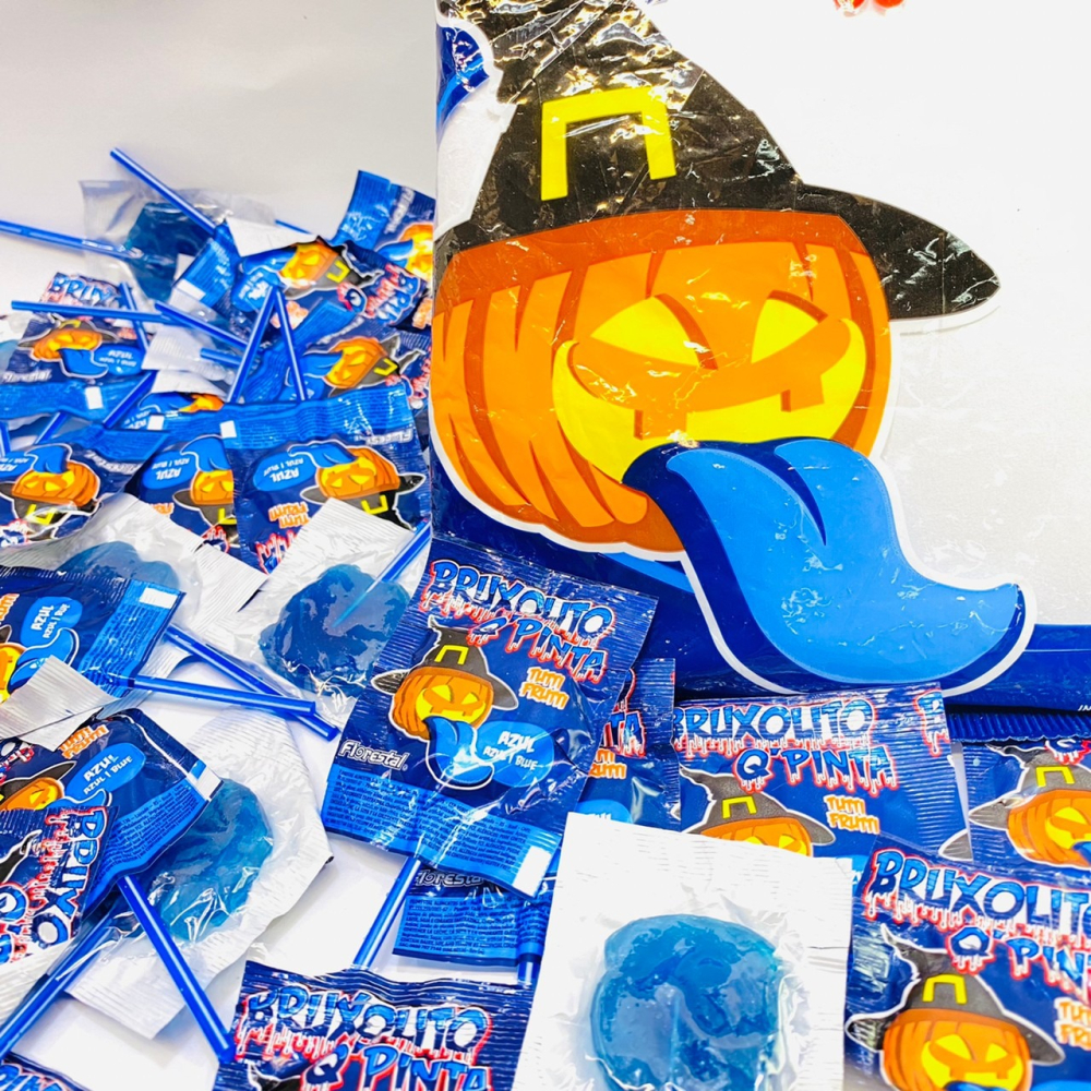 Candy Palace 糖果殿 萬聖整人染舌棒棒糖 水果口味 棒棒糖 巴西 萬聖節 變色 整人 全素 素食-細節圖3