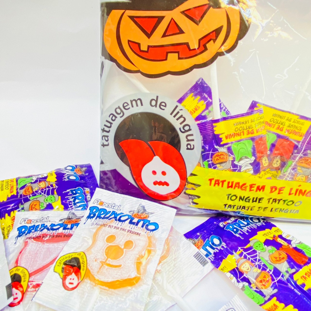 Candy Palace 糖果殿 萬聖紋舌棒棒糖 水果口味 棒棒糖 巴西 萬聖節 整人 全素 素食-細節圖4