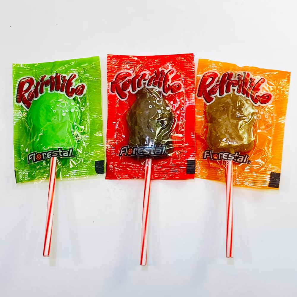 Candy Palace 糖果殿 汽水風味造型棒棒糖 12公克 棒棒糖 可樂瓶 造型硬糖 巴西 可樂 檸檬 瓜拿納-細節圖2