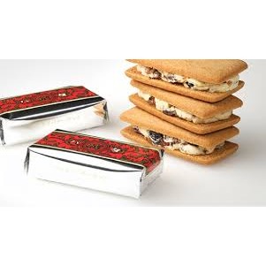 每週新鮮到貨 北海道 六花亭招牌白巧克力葡萄乾萊姆夾心餅乾 5入-細節圖2