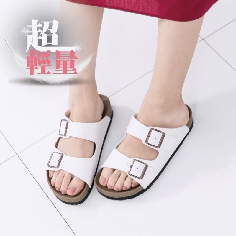 拖鞋 🔥熱銷好評破千🎊雙扣輕量女拖鞋 男拖鞋 厚底拖鞋-規格圖6