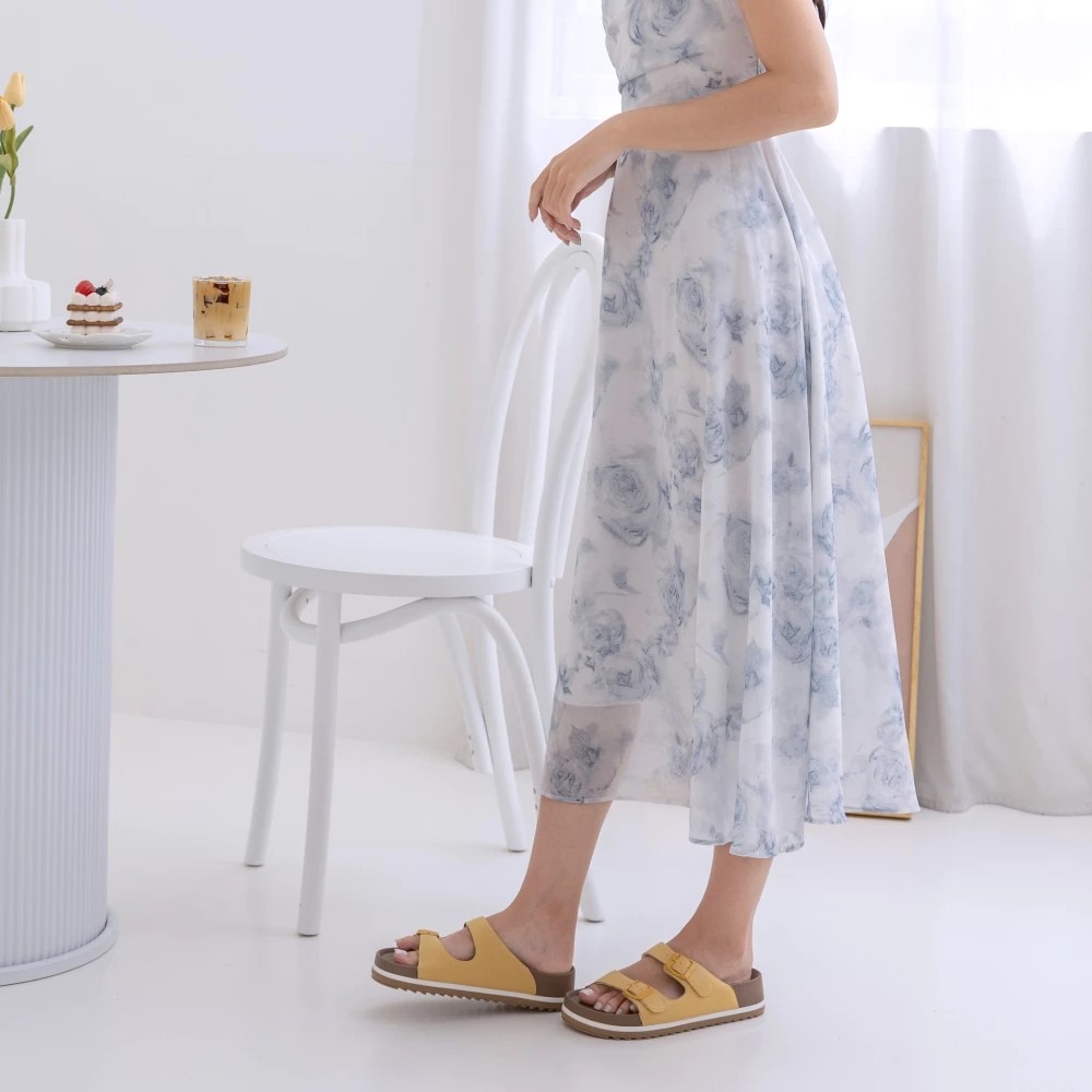 FROGKING 女鞋 經典雙帶厚底足弓紓壓拖鞋-細節圖7