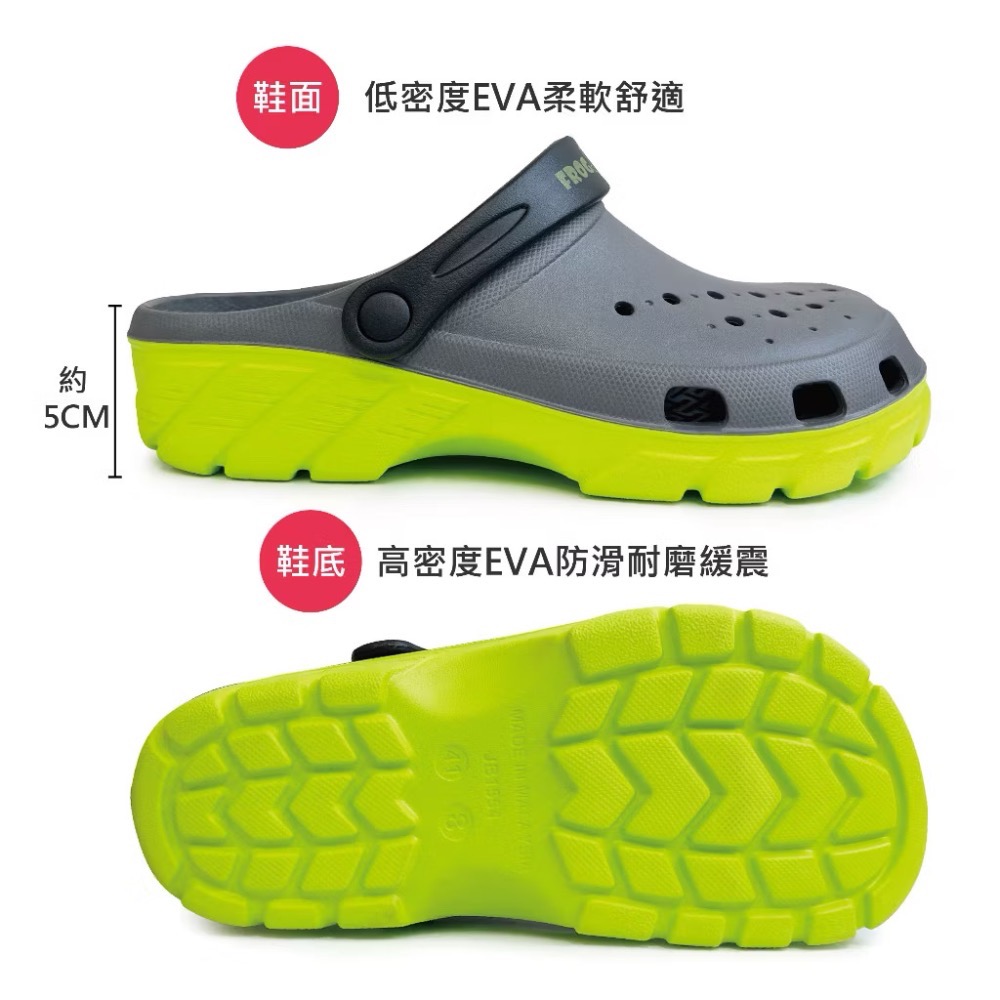 ［水陸兩棲］男鞋 防水兩用洞洞鞋 布希鞋 防水拖鞋 涼鞋-細節圖6