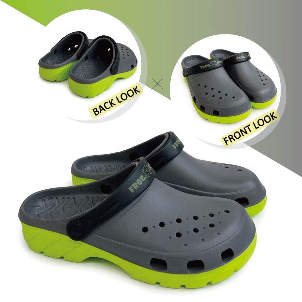 ［水陸兩棲］男鞋 防水兩用洞洞鞋 布希鞋 防水拖鞋 涼鞋-規格圖9