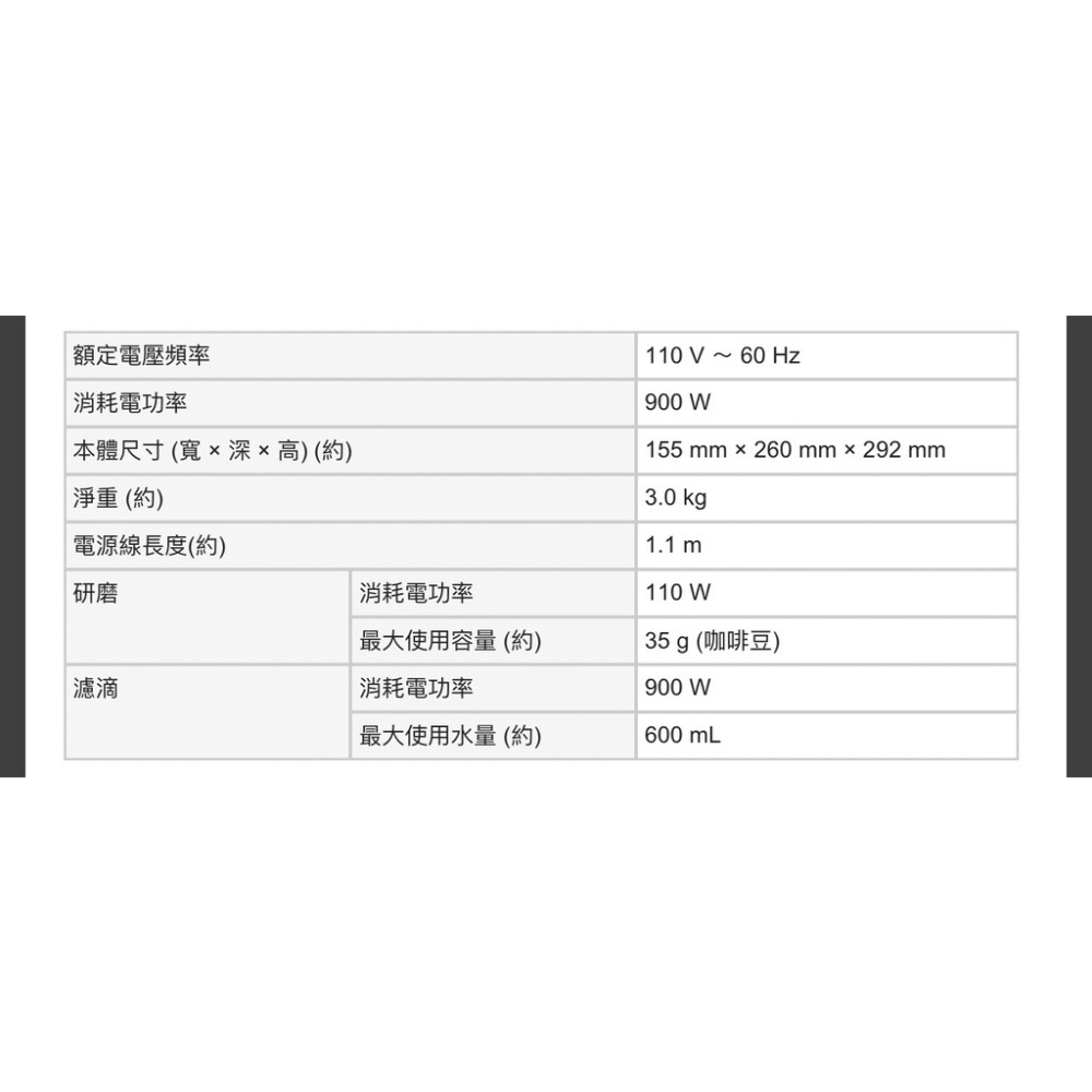 12H快速出貨 附發票 Panasonic 國際牌 四人份 全自動雙研磨 美式咖啡機 NC-R601 咖啡機-細節圖8