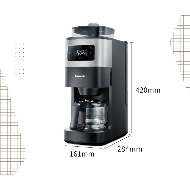 國際牌 雙研磨 美式 咖啡機 NC-A701 Panasonic 美式咖啡機 全自動 自動研磨 6人份【快速出貨 】-細節圖6