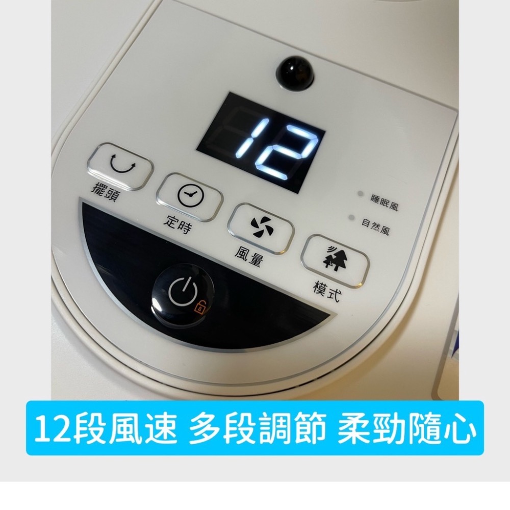 【12H快速出貨 發票保固】HDF 14AH770 14吋智能變頻DC風扇  7扇葉 電風扇 遙控 電扇 禾聯 立扇-細節圖6