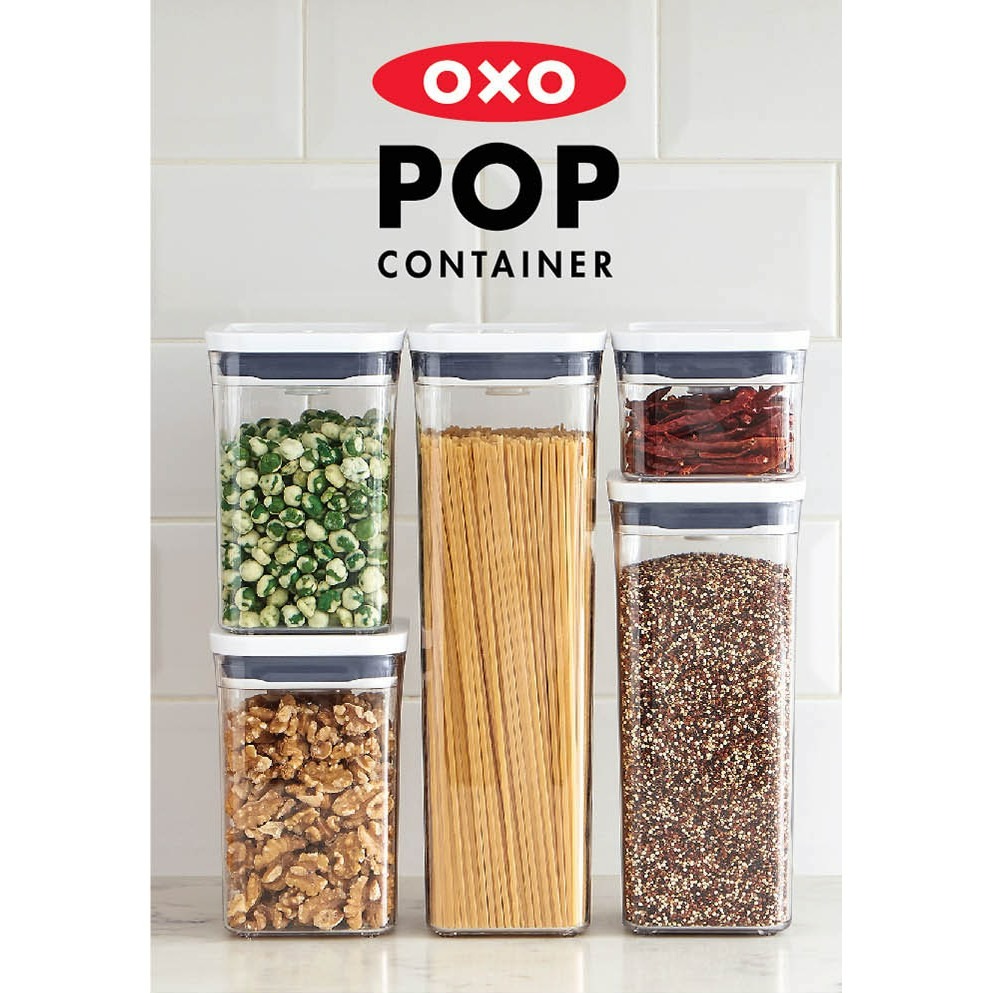 OXO POP 按壓 保鮮盒 輕巧 保鮮 堆疊 調味料 餅乾 麵 收納 🌞快速出貨 公司貨🌞-細節圖4