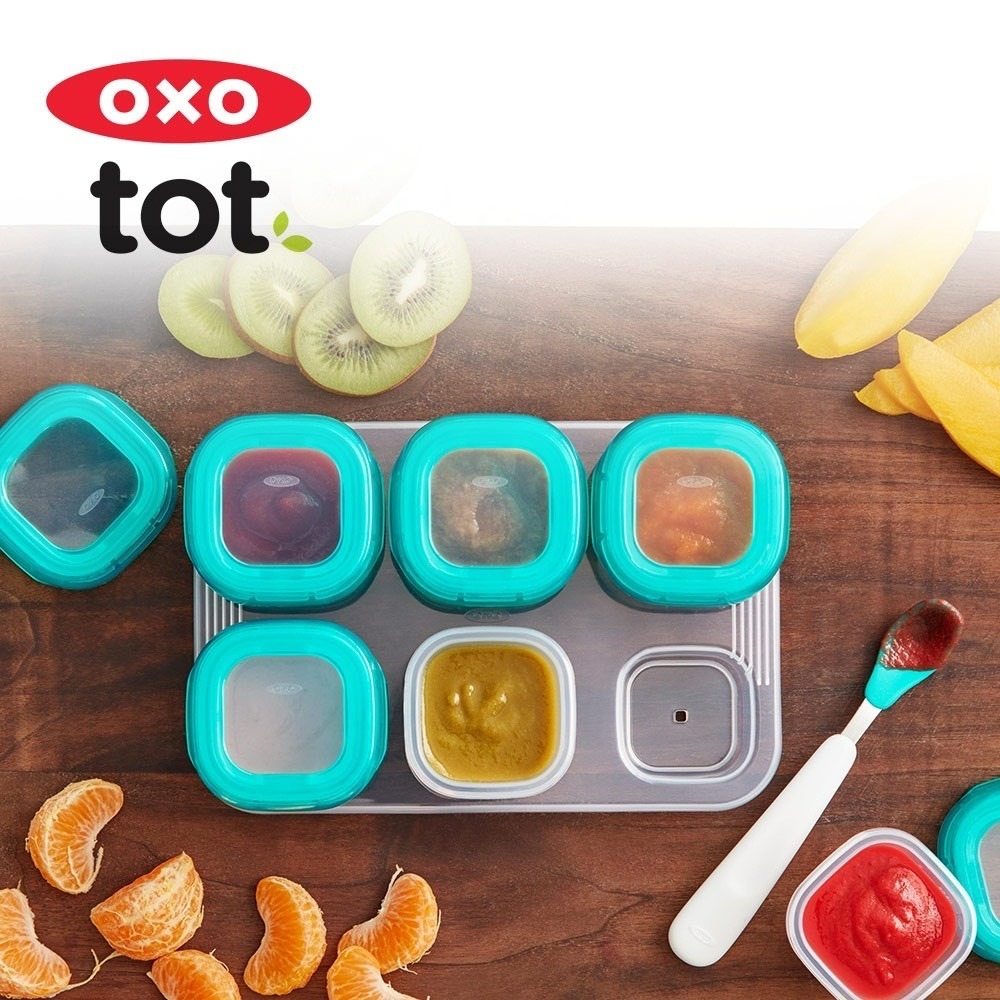 OXO tot 好滋味 冷凍 儲存盒 4oz 2oz 嬰幼兒 食品 副食品 分裝盒 【公司貨 快速出貨】-細節圖6