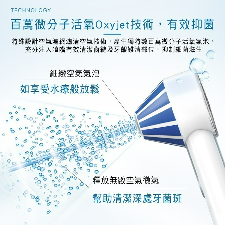 【Oral-B 歐樂b】手持 高效 活氧沖牙機 MDH20 沖牙器-細節圖6