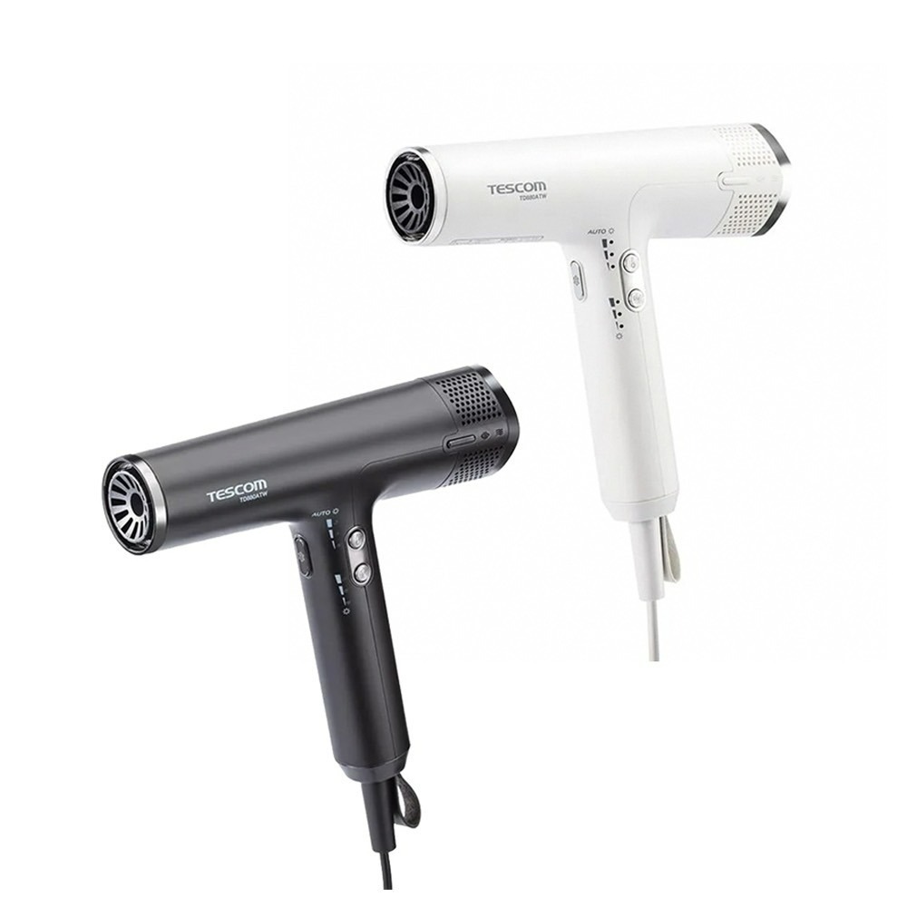 TESCOM 專業級負離子吹風機 TD880ATW 霧黑色/雪白-細節圖2