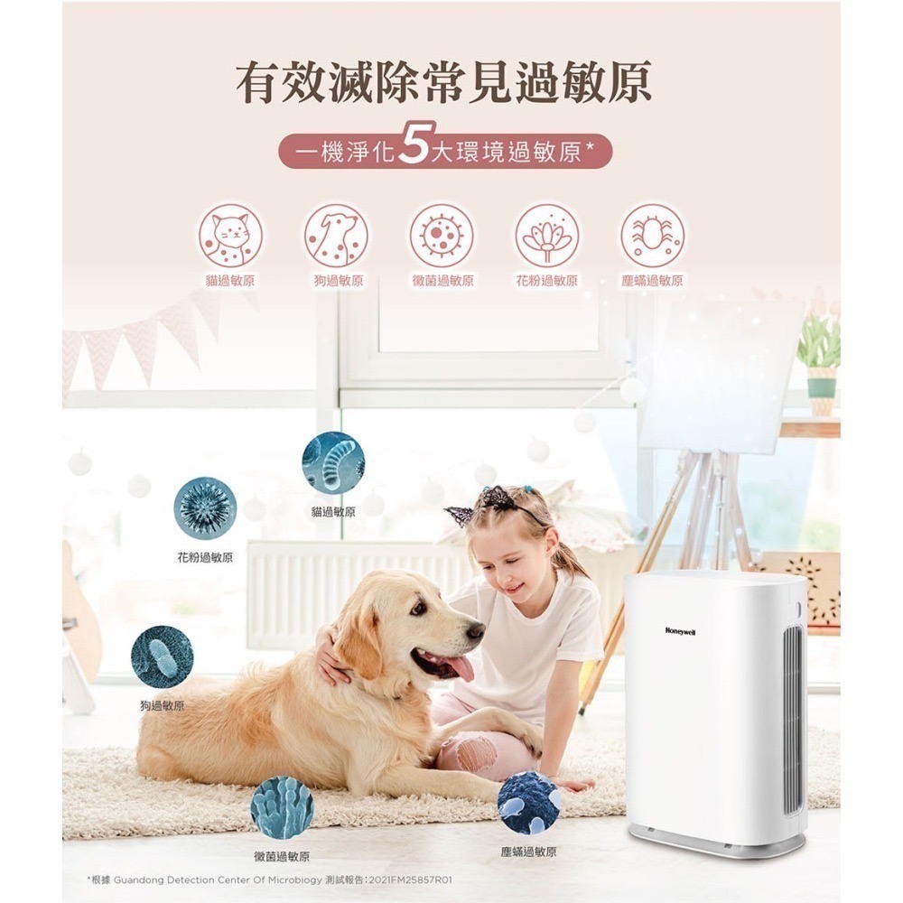 【美國 Honeywell】純淨 空氣清淨機 HPA400WTW 孕婦 嬰幼兒 必備 授權店登陸馬達保固五年-細節圖8