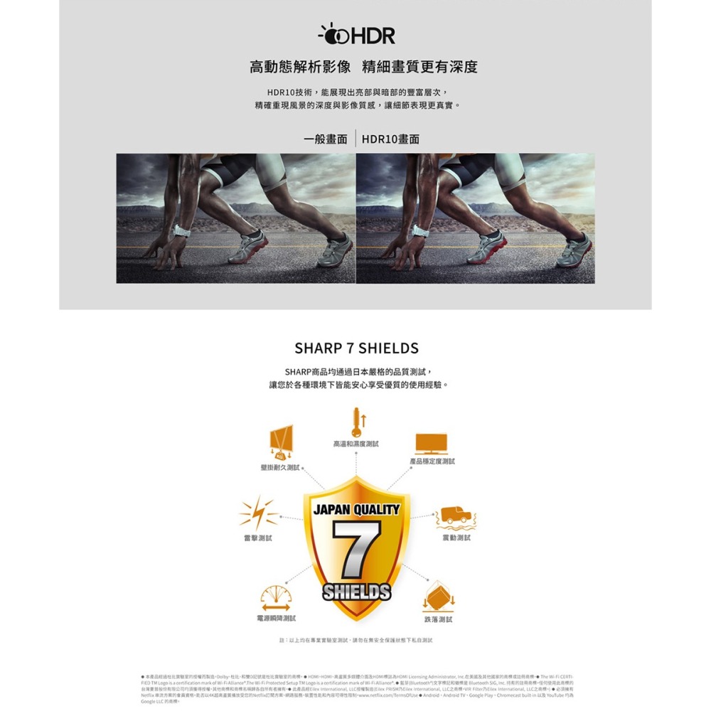 【現貨免運】SHARP 夏普 32吋 智慧聯網 電視 2T-C32BE1T 顯示器-細節圖4