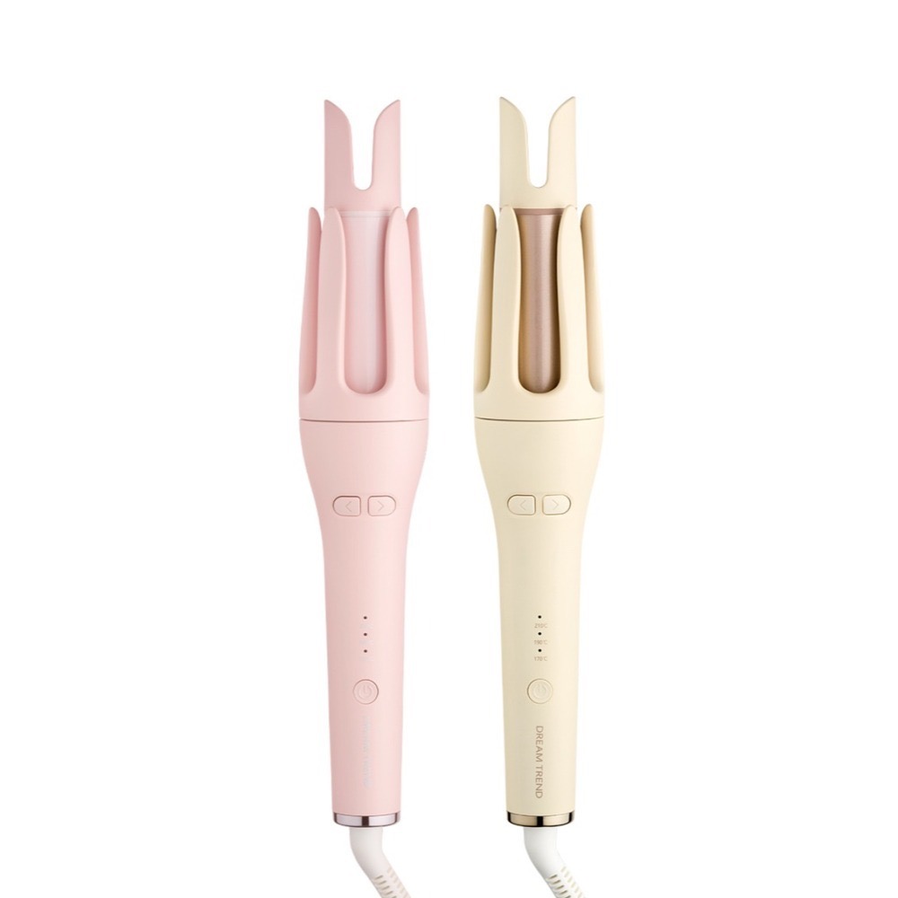 【DREAM TREND 凱夢】 凱夢 負離子自動捲髮棒 AD-32 粉紅/米黃 國際電壓-細節圖2