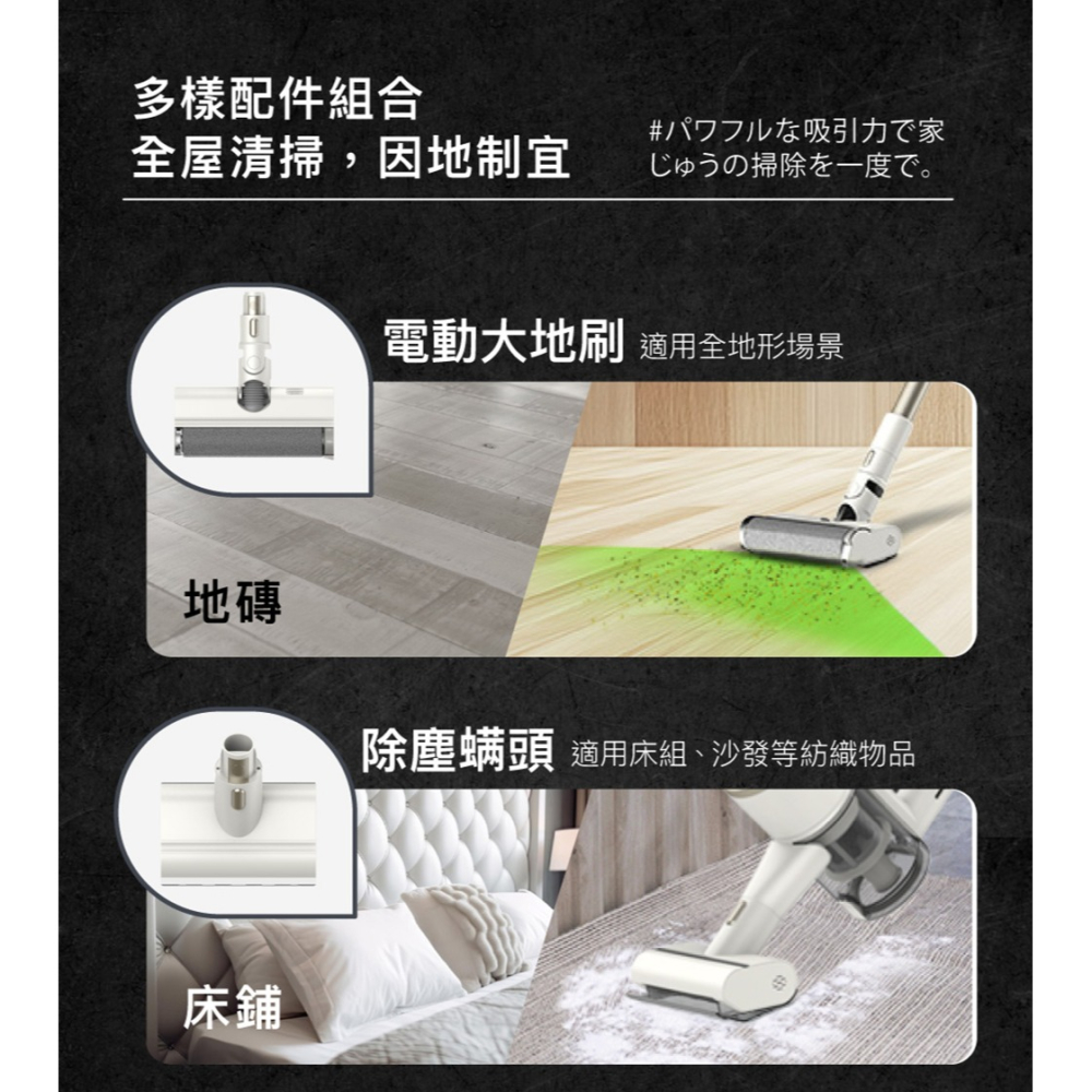 【HERAN 禾聯】綠光降噪 無線吸塵器 HVC-22PVG50 吸塵器-細節圖7