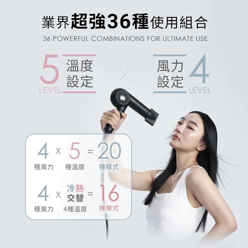 【DREAM TREND凱夢 免運 贈荷蘭公主負離子梳】AI智能高速負離子吹風機 AD-150 吹風機 負離子吹風機-細節圖3