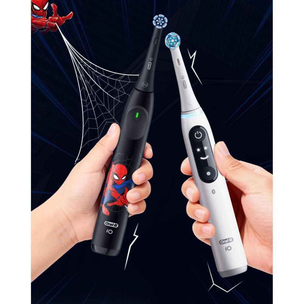 【Oral-B 歐樂B】百靈 iO KIDS 兒童電動牙刷-蜘蛛人 牙刷 電動牙刷-細節圖9