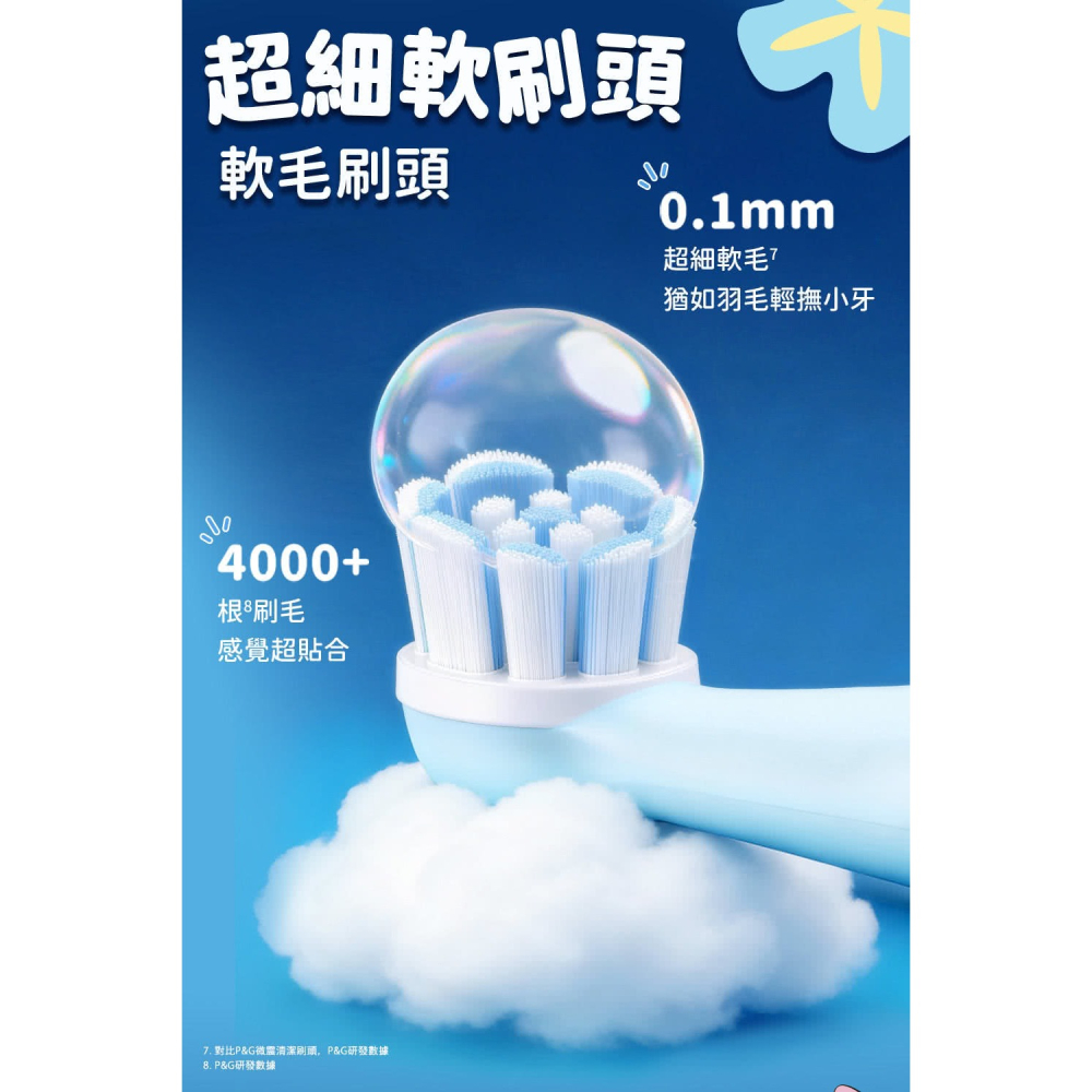 【Oral-B 歐樂】 百靈 iO KIDS 兒童電動牙刷-史迪奇 電動牙刷 牙刷-細節圖6