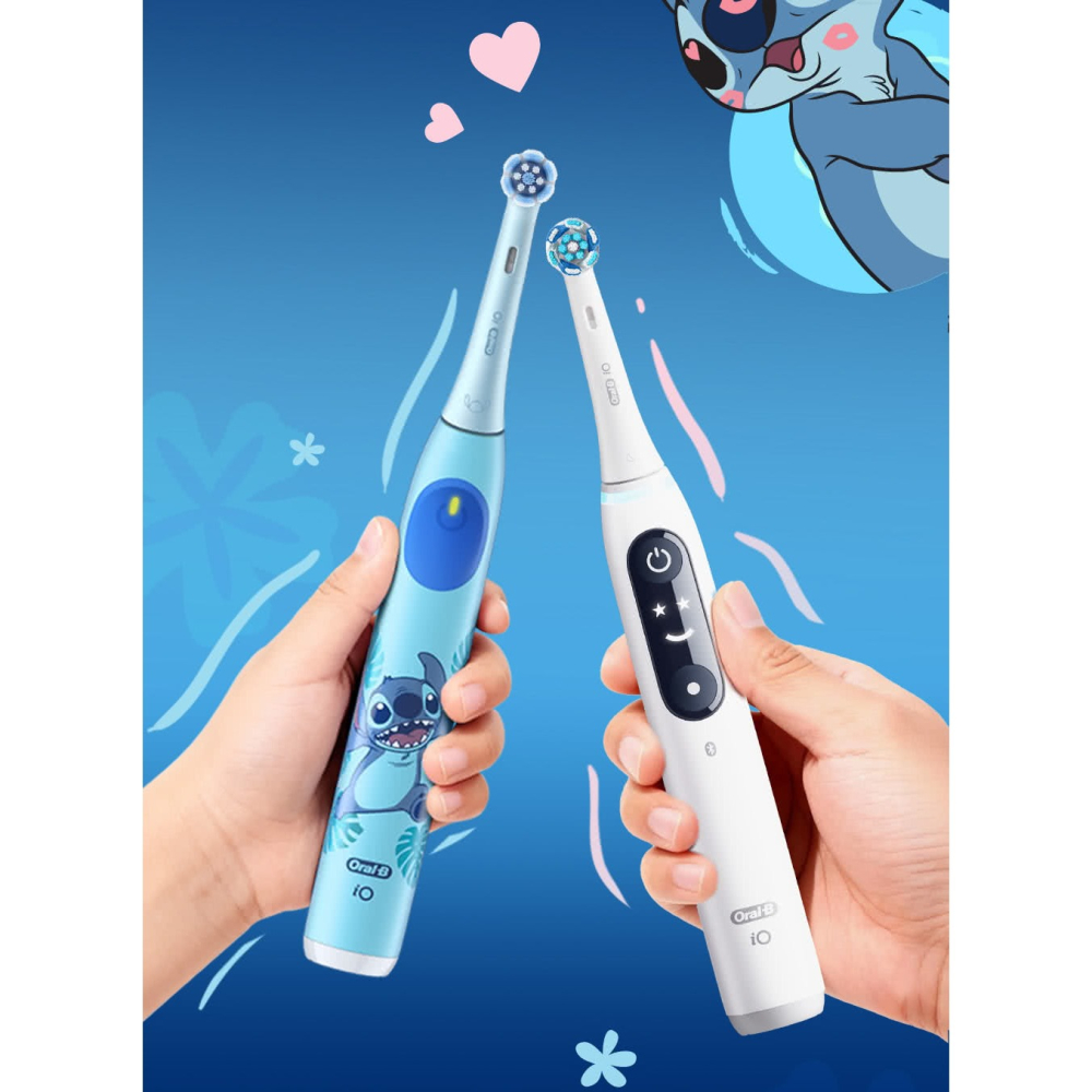 【Oral-B 歐樂】 百靈 iO KIDS 兒童電動牙刷-史迪奇 電動牙刷 牙刷-細節圖9