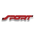 【台灣現貨】【賀野市集】個性化車貼 sport turbo 金屬車標 渦輪 運動 貼紙 汽車精品 側標 尾門 前氣壩可貼-規格圖9