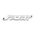 【台灣現貨】【賀野市集】個性化車貼 sport turbo 金屬車標 渦輪 運動 貼紙 汽車精品 側標 尾門 前氣壩可貼-規格圖9