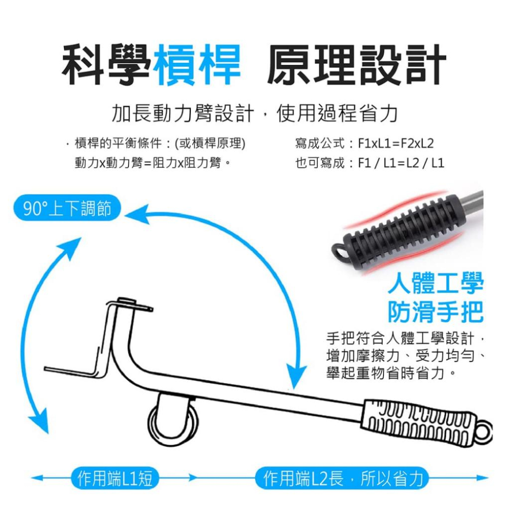 【台灣現貨】【賀野市集】承重型搬家滑輪組5件套(銀色) 搬家神器 360度旋轉 搬冰箱 搬床(有腳) 搬洗衣機-細節圖5