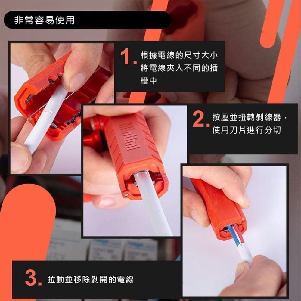 【台灣現貨】【賀野市集】旋轉式剝線器 快速剝線器 同軸剝線器 電線 網路線 同軸線 數據線 對應多種線徑 Mintiml-細節圖5