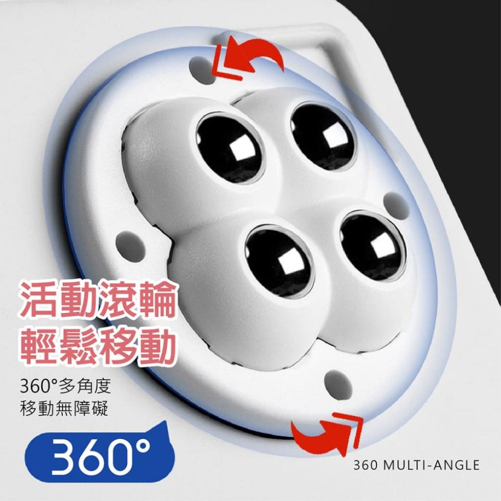 【台灣現貨】【賀野市集】黏貼式萬向滾輪(升級4珠版) 置物箱滾輪 滾輪 鋼珠滾輪 尼龍珠滾輪 石英地板 木地板 櫃款-細節圖5