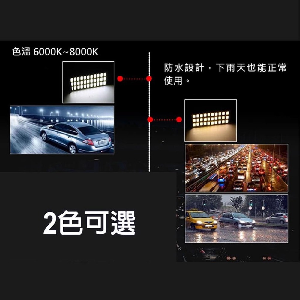 【台灣現貨】【賀野市集】33SMD 33燈 單面LED 爆亮解碼 室內燈 閱讀燈 行李箱燈 車門燈 T10/T15 可用-細節圖4