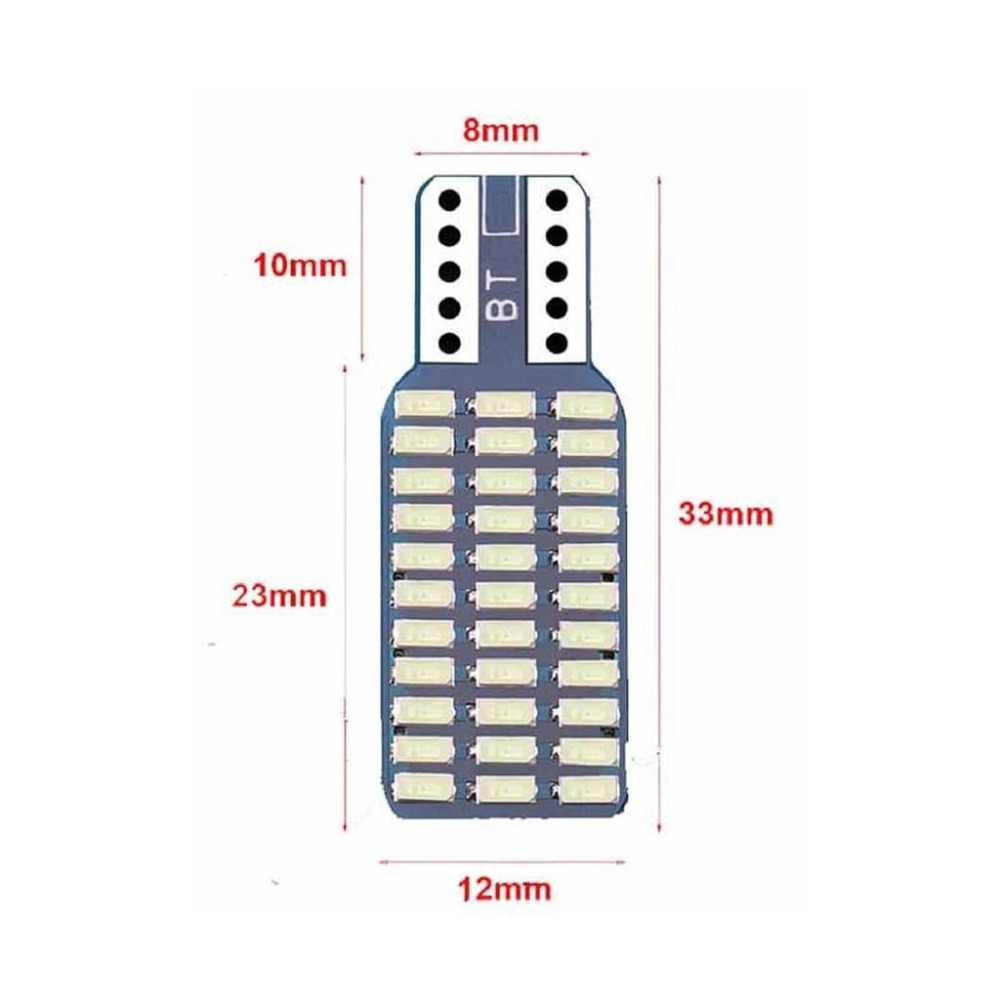 【台灣現貨】【賀野市集】33SMD 33燈 單面LED 爆亮解碼 室內燈 閱讀燈 行李箱燈 車門燈 T10/T15 可用-細節圖9