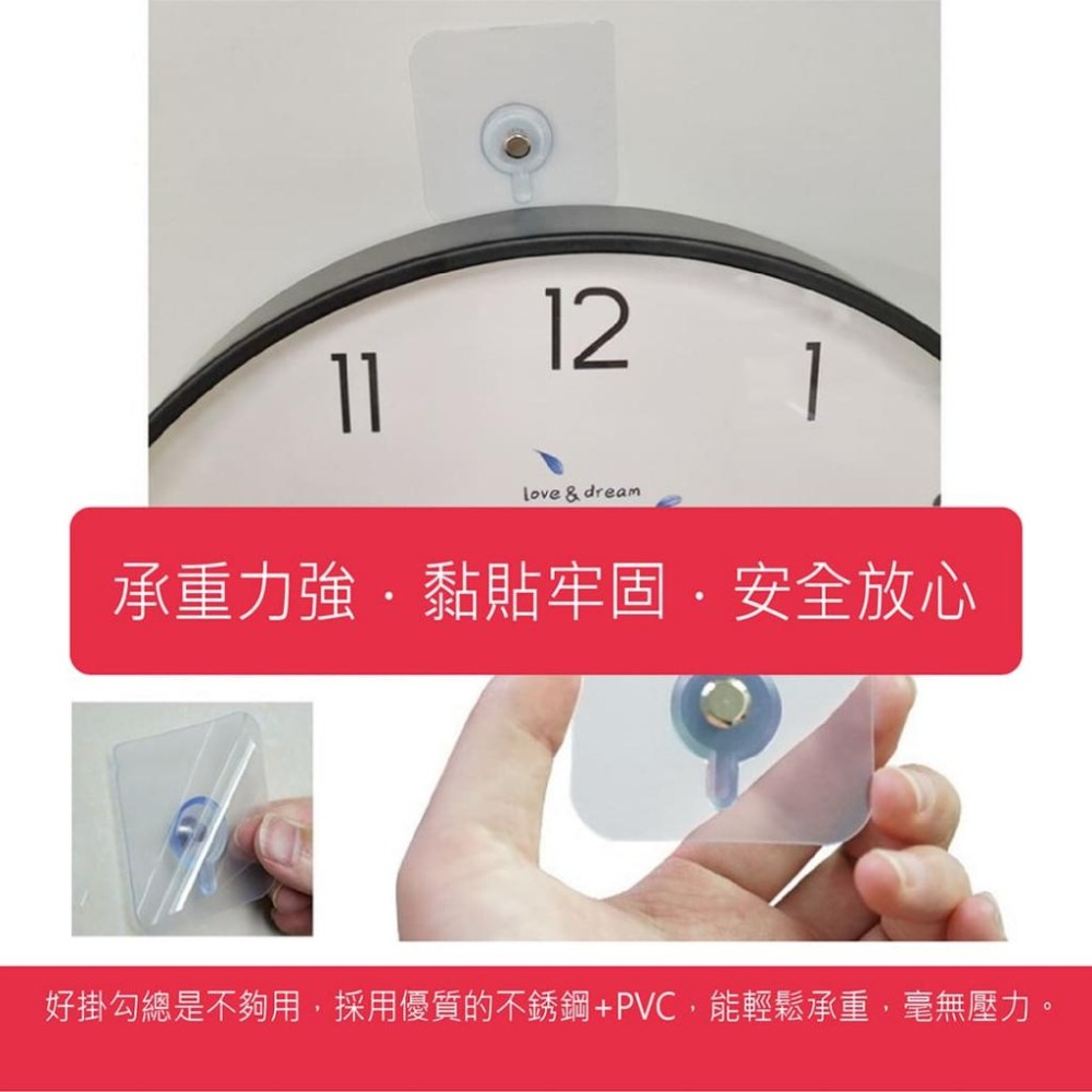 【台灣現貨】【賀野市集】葫蘆孔專用 無痕貼掛勾 強力無痕貼 無痕掛勾 免釘 免打孔 相框 時鐘吊孔可用 客廳 臥房 客廳-細節圖5