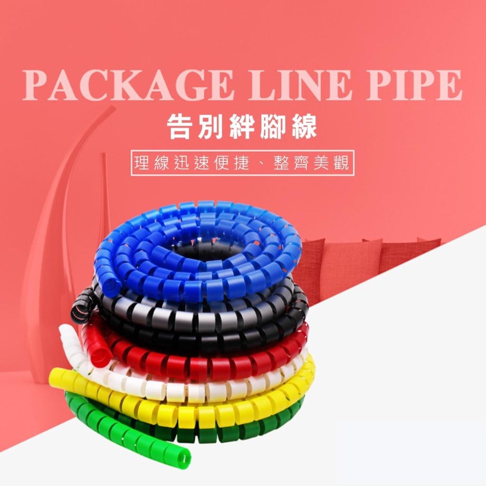 【台灣現貨】【賀野市集】電線保護套 理線管 包線管 纏繞管 集線管 寵物防咬管 電線 網路線 USB線收納 電腦 家電線-細節圖2